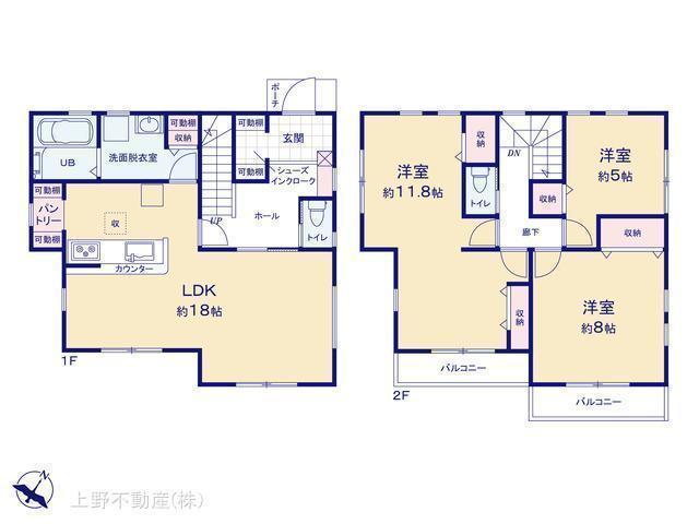 間取図/区画図:図面と異なる場合は現況を優先