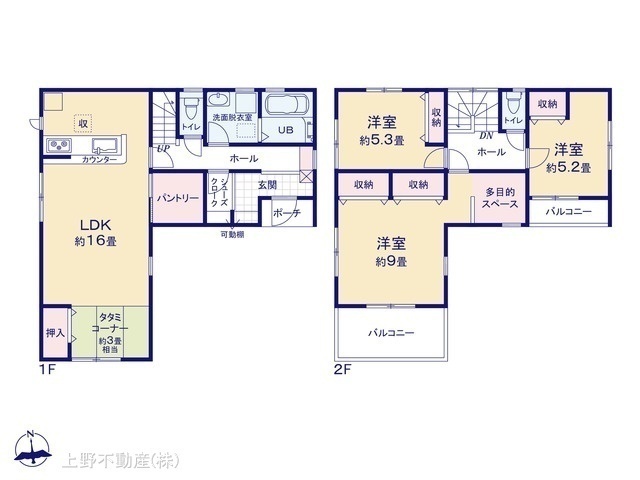 間取図/区画図:図面と異なる場合は現況を優先