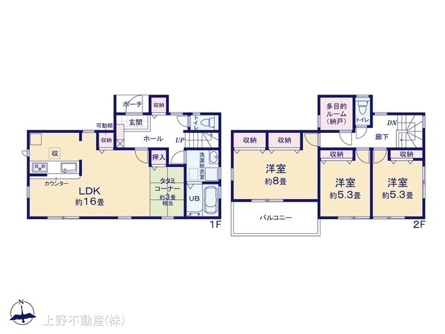 間取図/区画図:図面と異なる場合は現況を優先