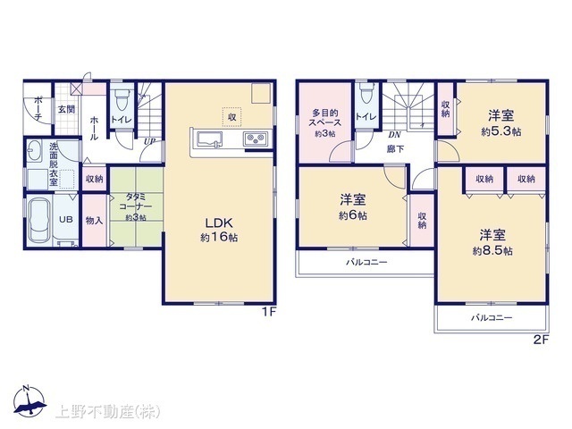 間取図/区画図:図面と異なる場合は現況を優先